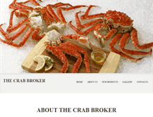 Tablet Screenshot of crabbroker.com